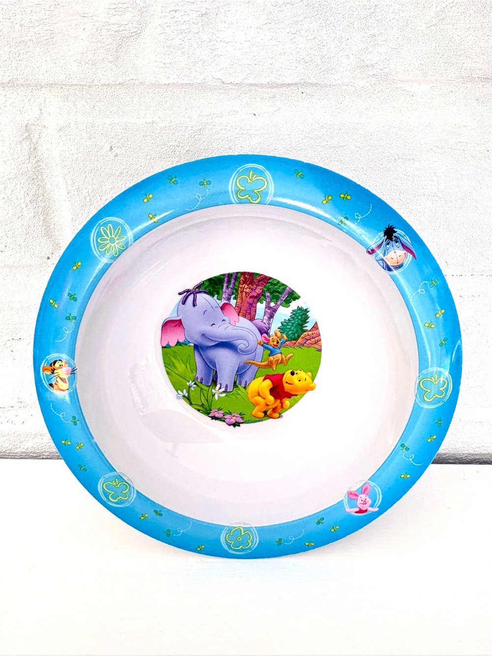 Disney Winnie the Pooh Eeyore Piglet Tigger Elephant Baby Toddler Bowl